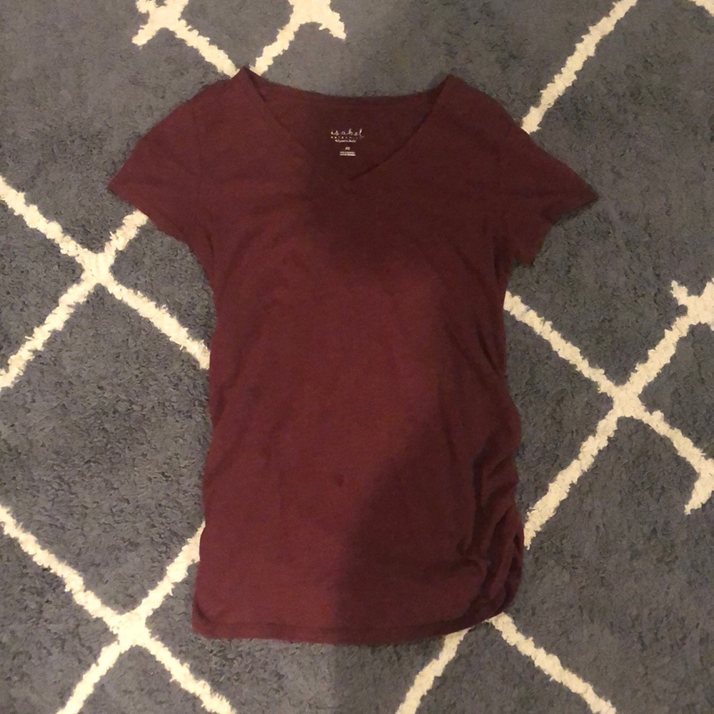 MATERNITY maroon top